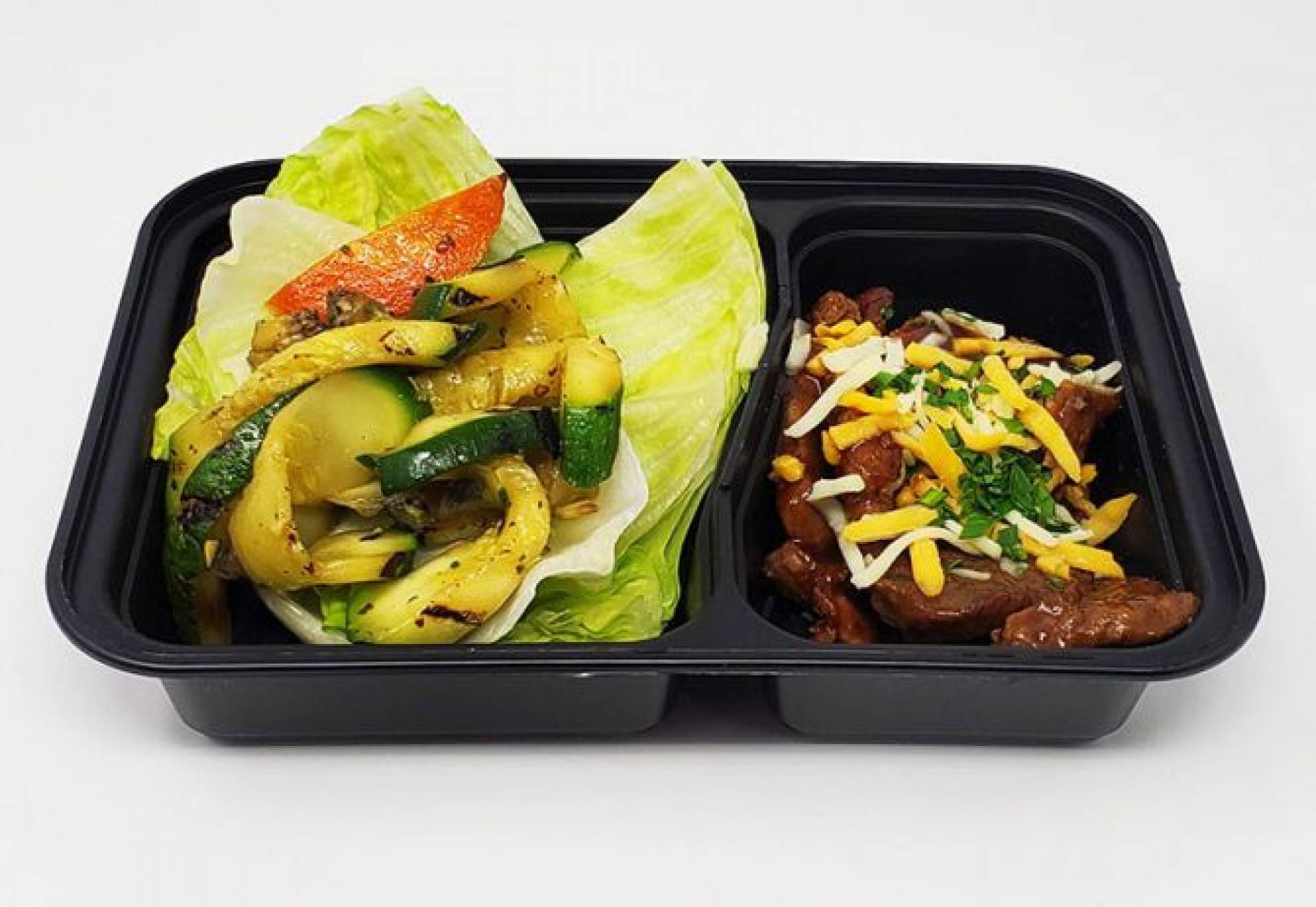 Bourbon Glazed Steak Lettuce Wraps