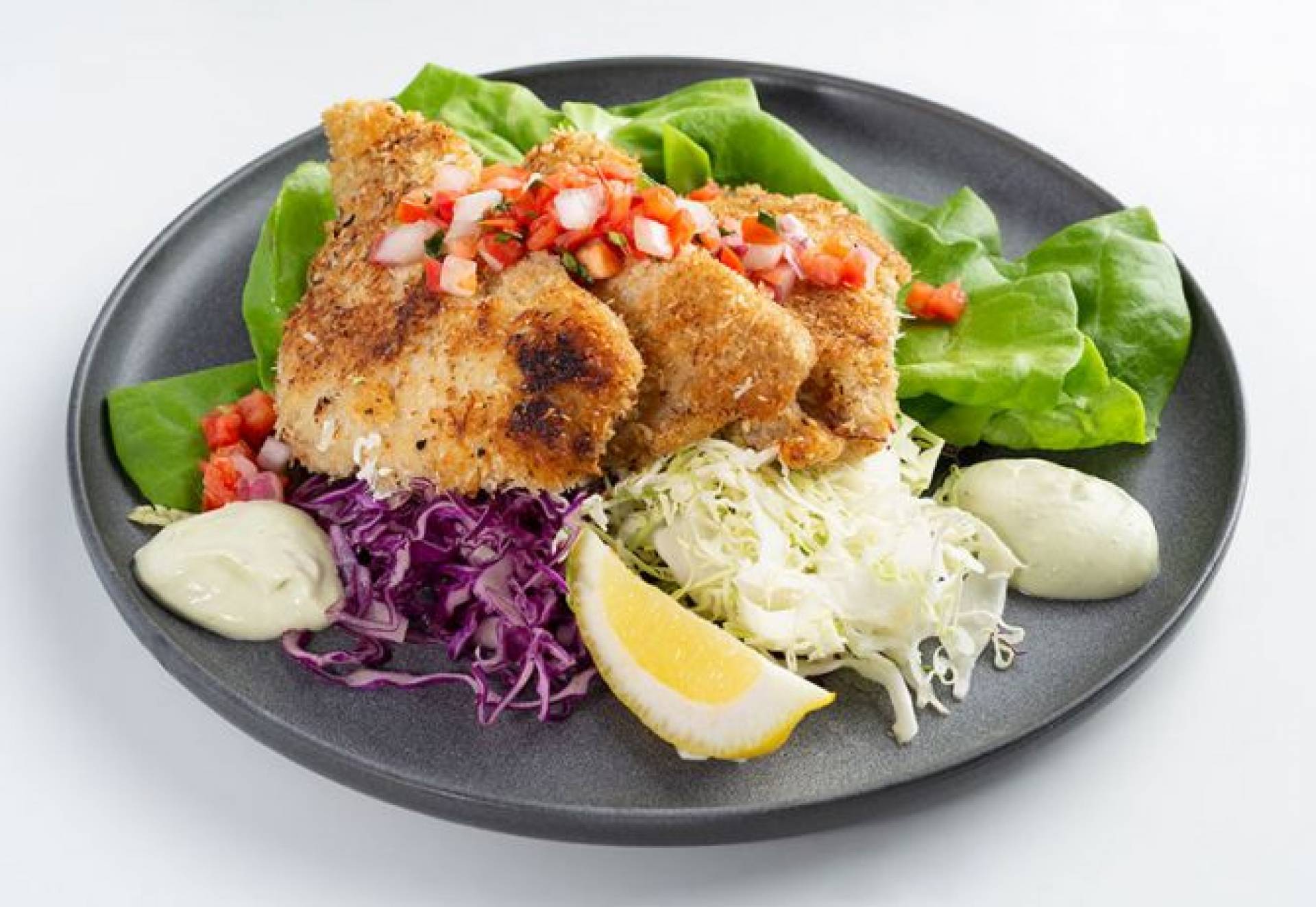 Summertime Coconut Crusted Fish Tacos