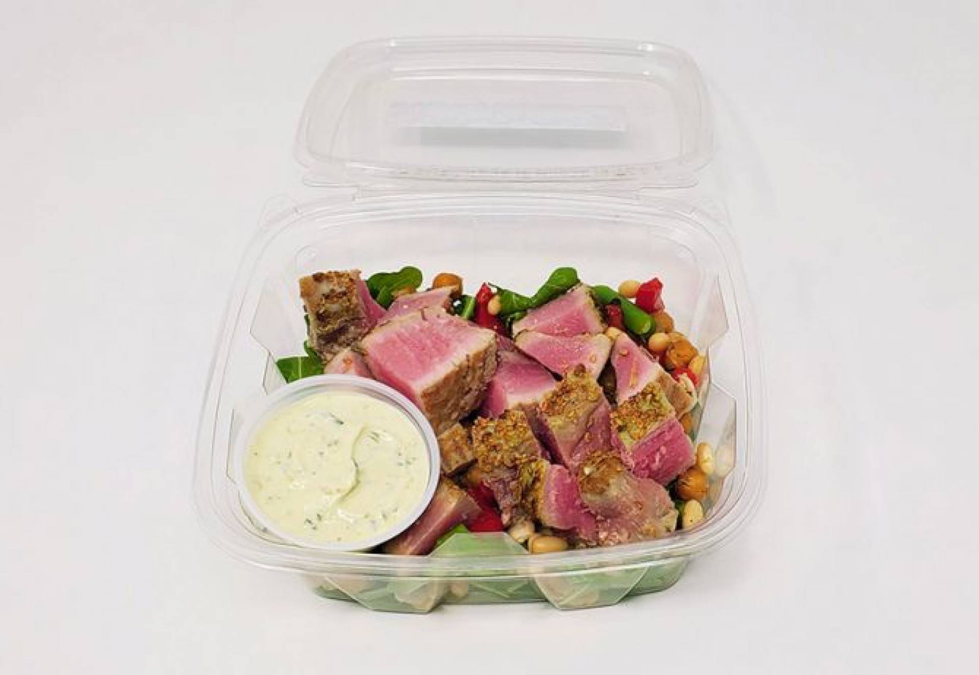 Seared Wasabi & Sesame Crusted Ahi Tuna Bowl