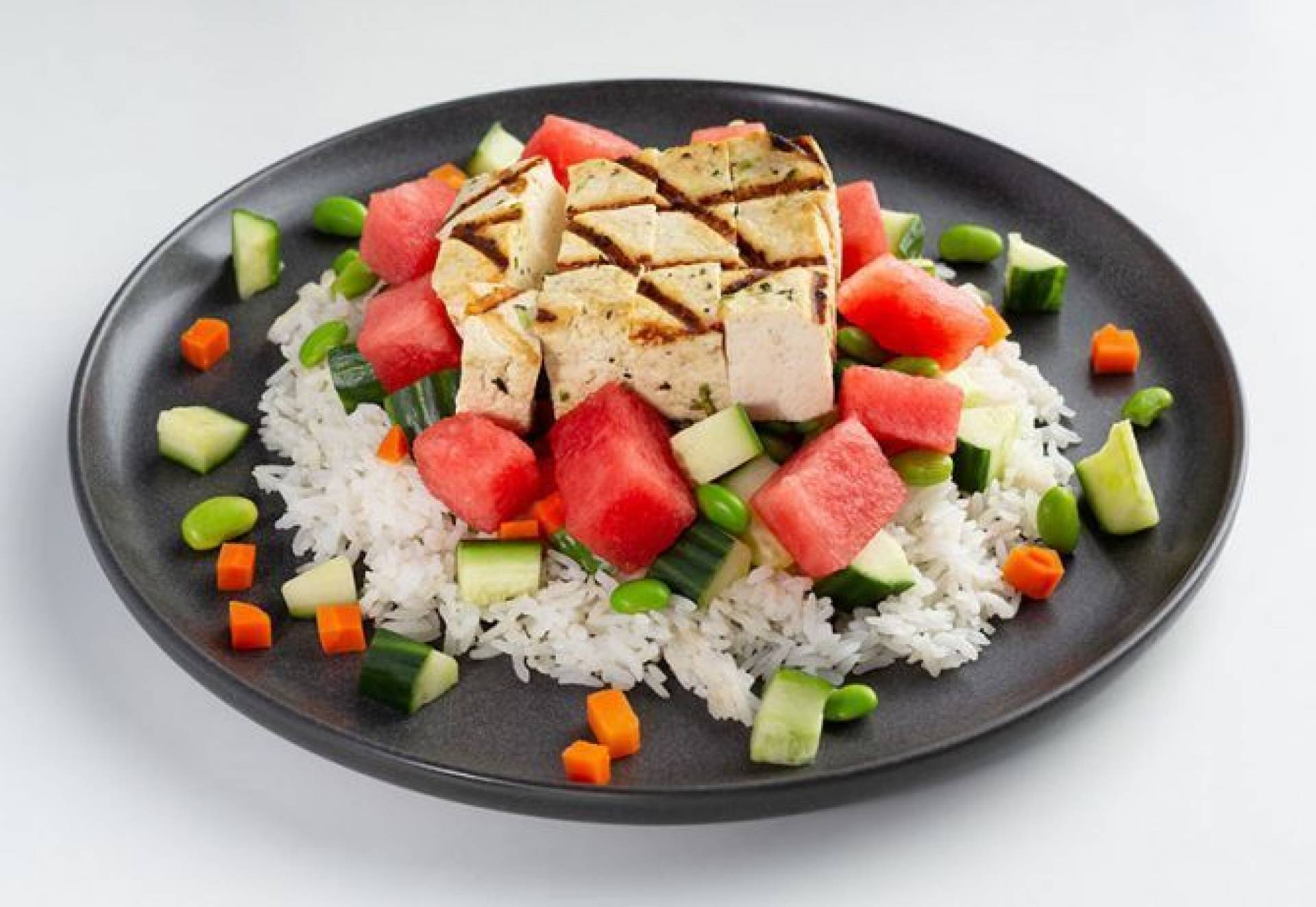 Grilled Tofu Poke Bowl